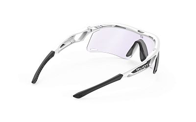 Превью  Велоочки RUDY PROJECT Tralyx+ Slim White Gloss, Линзы: ImpactX 2Laser Purple (SP787569-0000)